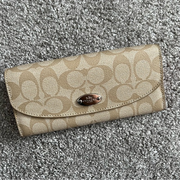 Coach wallet 2 in 1 NWT light khaki pink - Picture 11 of 16